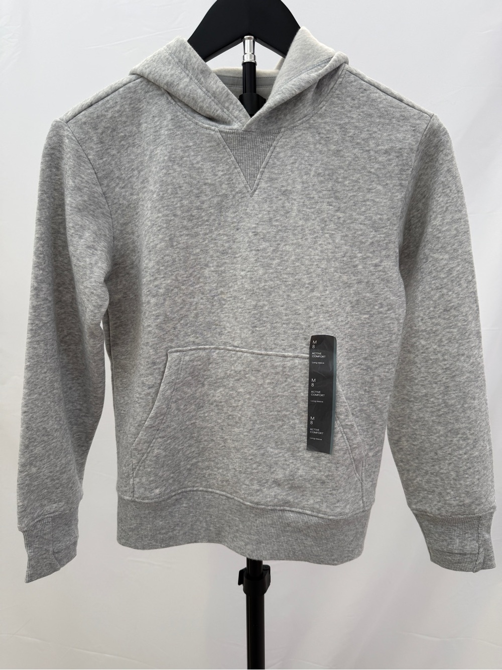 all in motion Heather Gray Kids Hooded Pullover Sweatshirt
